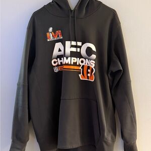 Black AFC Bengals Champions Hoodie Super Bowl